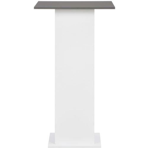 Barski stol bijeli i antracit sivi 60 x 60 x 110 cm slika 24