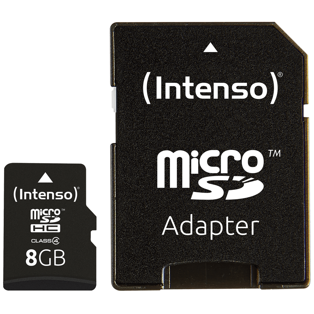 (Intenso) Micro SD Kartica 8GB Class 4 sa adapterom - SDHCmicro+ad-8GB/Class4 slika 2