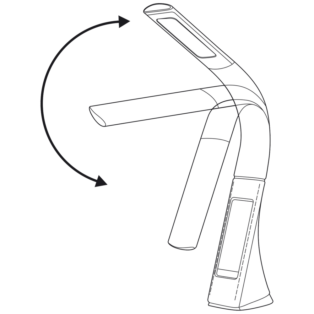home Lampa, LED, stolna - LA 8/BK slika 4