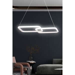 Opviq Puppis Beli Luster sa LED Osvetljenjem