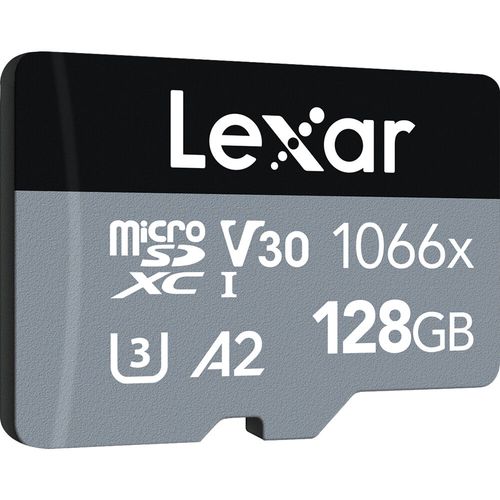Lexar SD micro 128GB SDXC 1066x UHS-I, 160MB/s read 120MB/s write C10 A2 V30 U3 slika 2