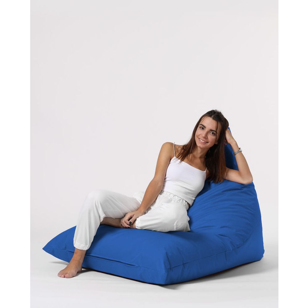 Piramida Veliki Krevet Pouf - Plavi Vrt Bean Bag slika 4