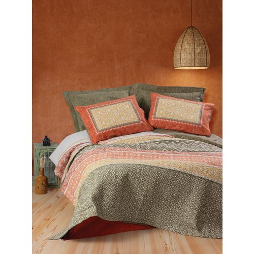 L'essential Maison Tuwa - Tile Red Tile Red
Yellow
Green
White Ranforce Single Quilt Cover Set slika 1