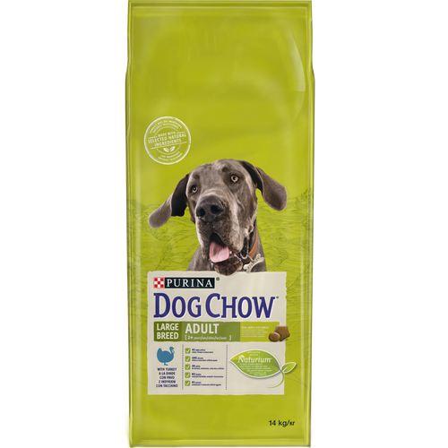 DOG CHOW Adult Large Breed Puretina, potpuna hrana za kućne ljubimce, za odrasle pse velikih pasmina, 14 kg slika 1