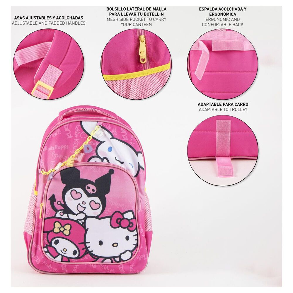 Hello Kitty and Friends ruksak 42 cm prilagodljiv za kolica slika 4