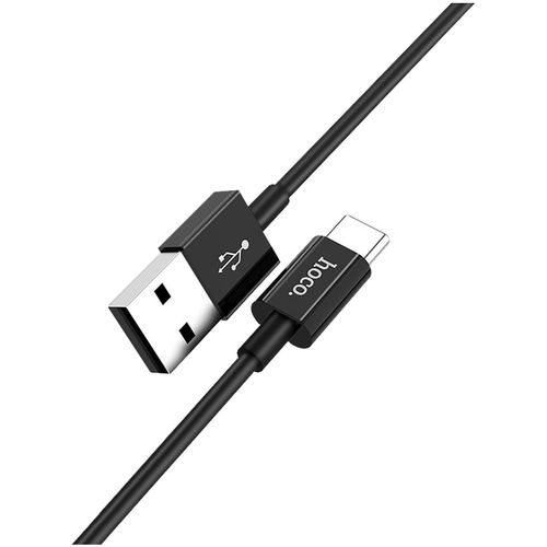 hoco. USB kabel za smartphone, USB type C na type C, 1 met., 3 A - X23 Skilled Black slika 3