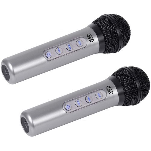 TREVI mikrofoni bežični set 2kom mikrofon + prijemnik, srebrni EM 415 R slika 1