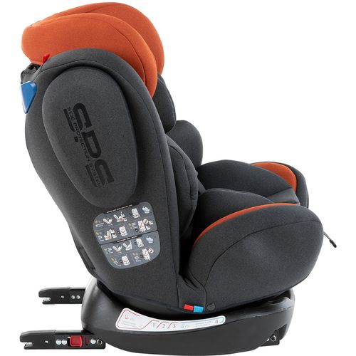 Kikka Boo autosjedalica 4 Fix DOUBLE ISOFIX Orange slika 3