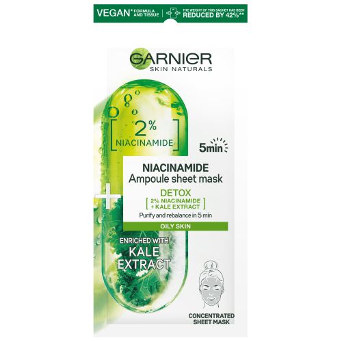 Garnier Skin Naturals Niacinamide maska za lice 15g slika 1