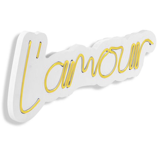 Wallity Ukrasna plastična LED rasvjeta, L'amour - Yellow slika 6