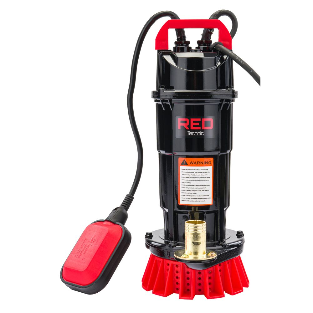 VODENA pumpa za prljavu čistu kišnicu 8000 l/h kanalizacijska voda s plovkanjem 1" RTPDW0073 slika 3