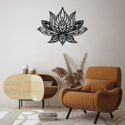 Wallity Metalna zidna dekoracija, Lotus Flower slika 2