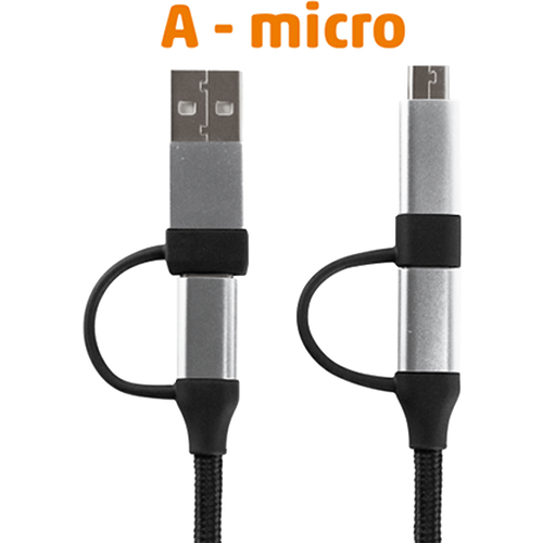 home USB kabl za punjenje, 4u1, multi, dužina 1.5 met. - USB MULTI slika 3