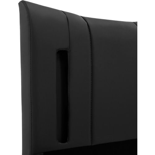 Okvir za krevet od umjetne kože s LED svjetlom crni 90 x 200 cm slika 15