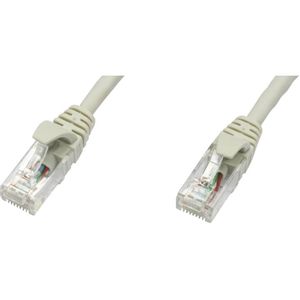 Telegärtner L00002E0004 RJ45 mrežni kabel, Patch kabel cat 5e U/UTP 3.00 m siva vatrostalan 1 St.