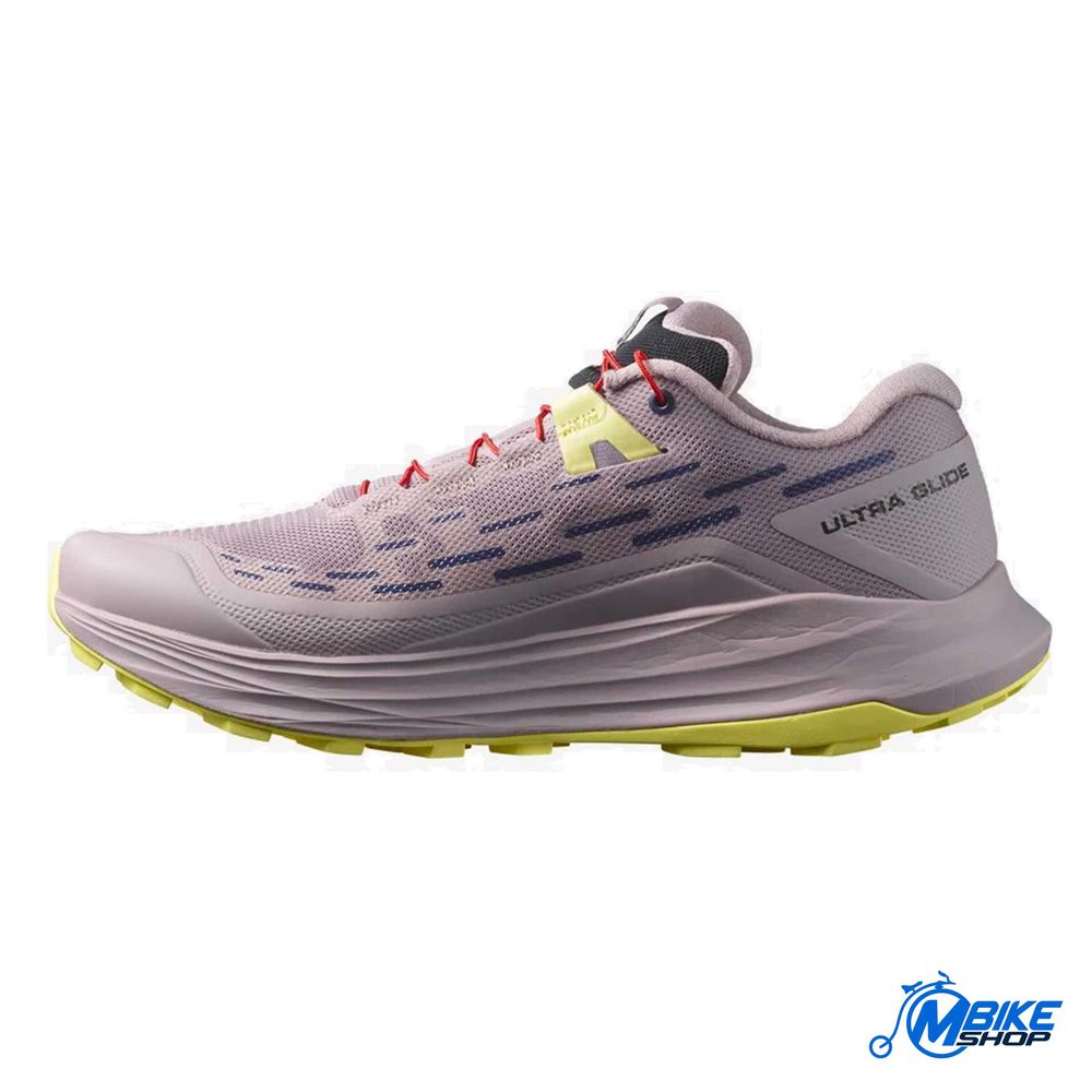 Salomon Ženske patike Ultra Glide W, Quail/Yellow Iris/Fiery Red slika 2