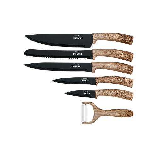 Schafer 6-dijelni set noževa Maple Wood slika 1