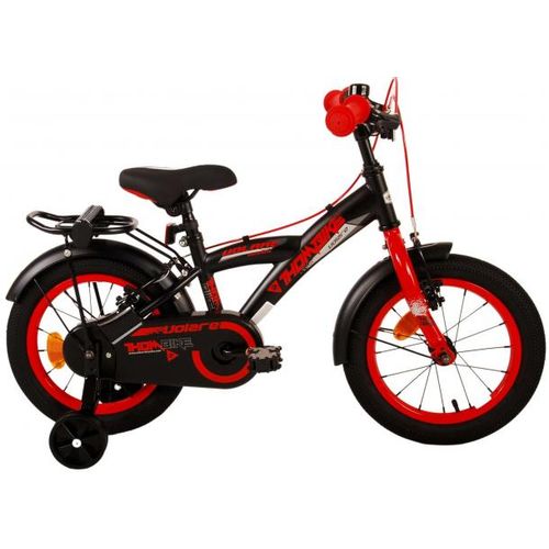 Dječji bicikl s dvije ručne kočnice Volare Thombike 14" crno-crveni slika 1