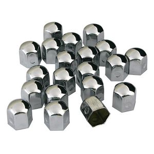 Set poklopaca šarafa točka hrom 19mm (20 komada)