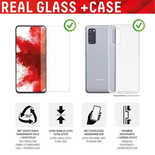 DISPLEX zaštitno staklo Real Glass 2D za Samsung Galaxy A53 5G, prozirna + maskica (01678) slika 5