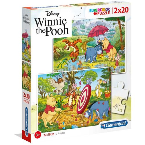 Clementoni Puzzle 2X20 Winnie The Pooh 2018 slika 1