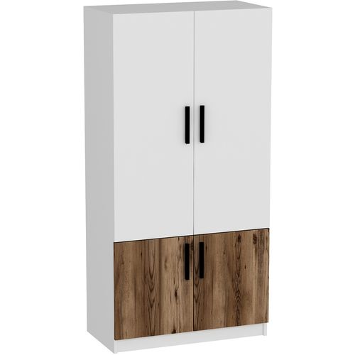 Newra - Light Walnut, White Light Walnut
White Wardrobe slika 4