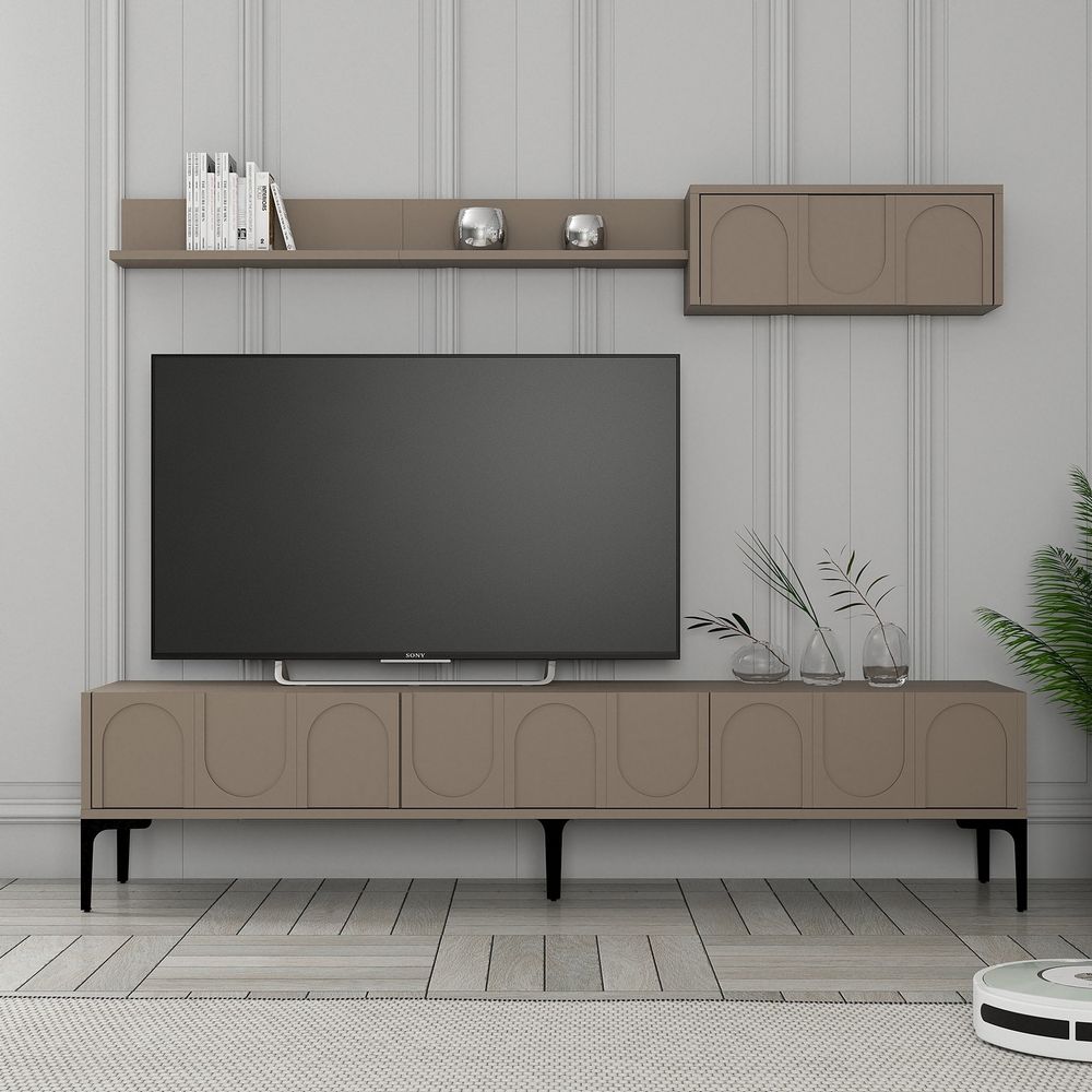 TV komoda Lyon 2 - Atlas, crna slika 1