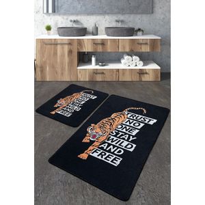 Set višebojnih prostirki za kupatilo Trust Djt (2 komada)