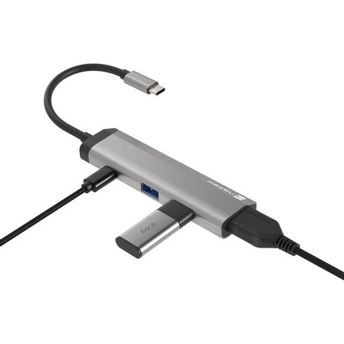 Natec NMP-1984 FOWLER SLIM, USB Type-C 3-in-1 Multi-port Adapter (USB3.0 Hub + HDMI + PD), Max. 100W Output, Grey slika 8