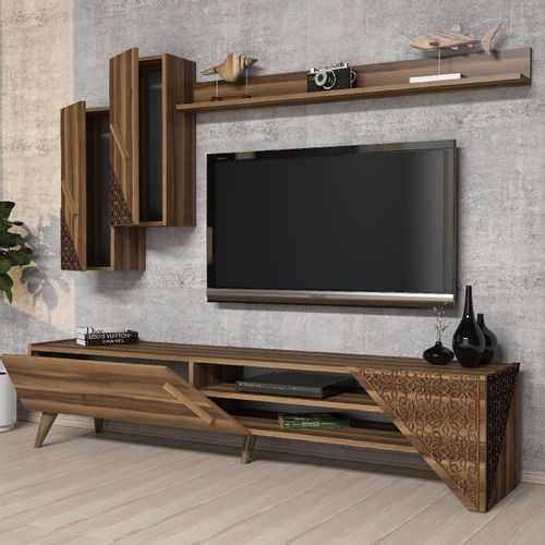 Woody Fashion TV jedinica, Beril - Walnut slika 2