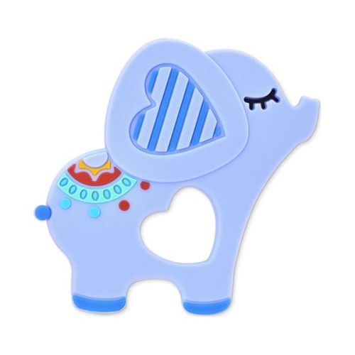 Lorelli Silikonska Glodalica Za Bebe Elephant - Lucky Blue slika 1