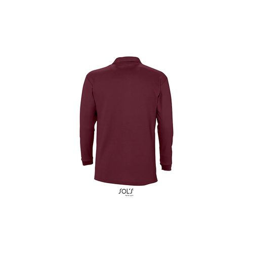 WINTER II muška polo majica sa dugim rukavima - Bordo, XL  slika 6