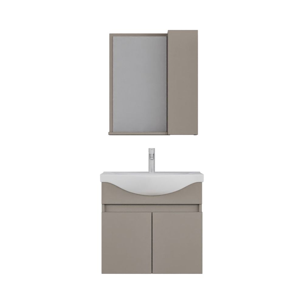 Kupaonski namještaj set (2 komada) Sole 65 boje: latte slika 6