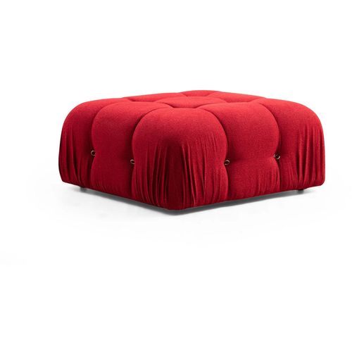 Atelier Del Sofa Tabure, Crvena, Bubble Pouffe - Red slika 1