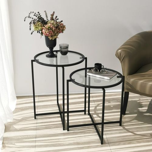 S412 Black Side Table slika 8