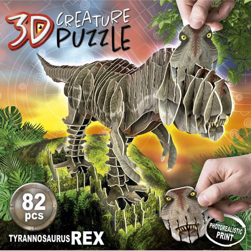 3D Creature puzzle T-Rex 82pcs slika 2