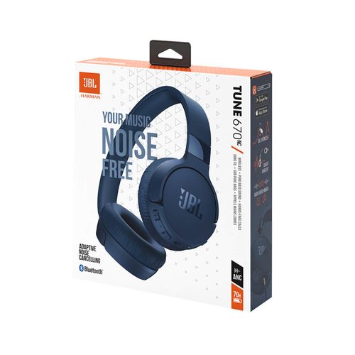 JBL Tune 670NC Bežične Bluetooth Slušalice na Uho, Plave slika 10