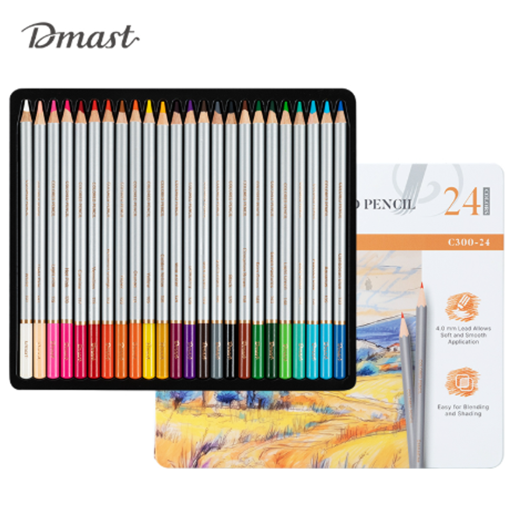 DRVENE BOJICE UMETNIČKE DMAST-PEBEO DELI 1/24  EC300-24 slika 1