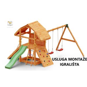 Usluga montaže za drveno dječje igralište BUFFALO MOVE