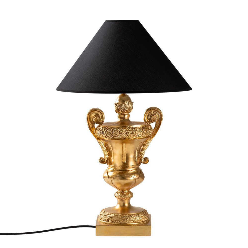 ELEGANZE-5331 Zlatno-Crna Stočna Lampa slika 4