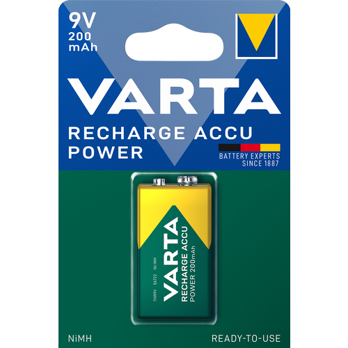 Varta Punjiva baterija 9V blok 200mAh 1/1 slika 1