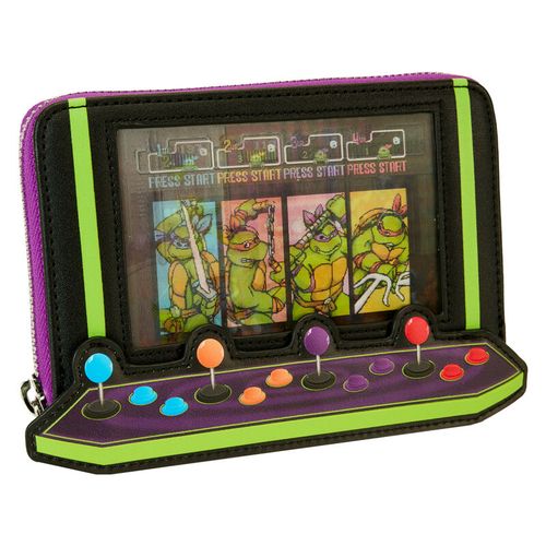 Loungefly Teenage Mutant Ninja Turtles 40th Anniversary Vintage Arcade wallet slika 2