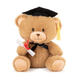 AMEK Plišana igračka Medo diplomac 25cm, Smeđi