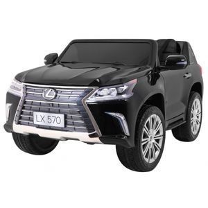 Licencirani auto na akumulator Lexus LX570 4x4 - dvosjed - crni/lakirani