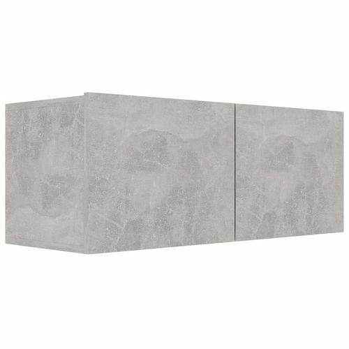 2-dijelni set TV ormarića siva boja betona od iverice slika 4