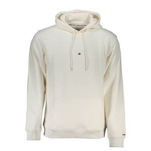 TOMMY HILFIGER MEN'S WHITE ZIPLESS SWEATSHIRT