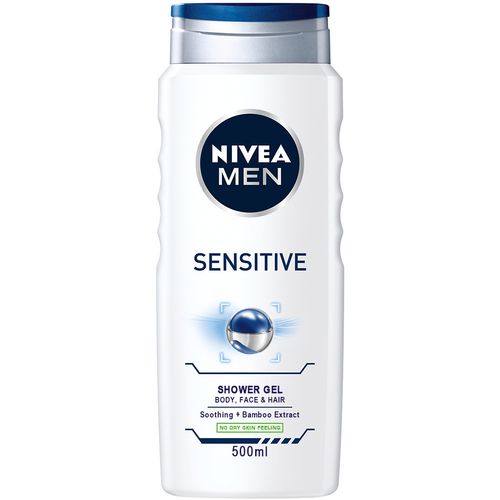 NIVEA MEN Sensitive gel za tuširanje, ekonomično pakiranje  slika 1