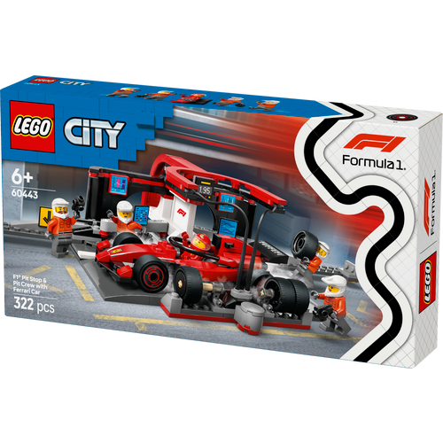 LEGO® CITY 60443 Boks i posada za F1® s autom Ferrari slika 6