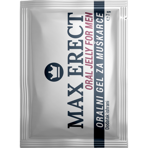 Max erect - oralni gel u kesicama za snaznu erekciju, 10 kesica slika 1