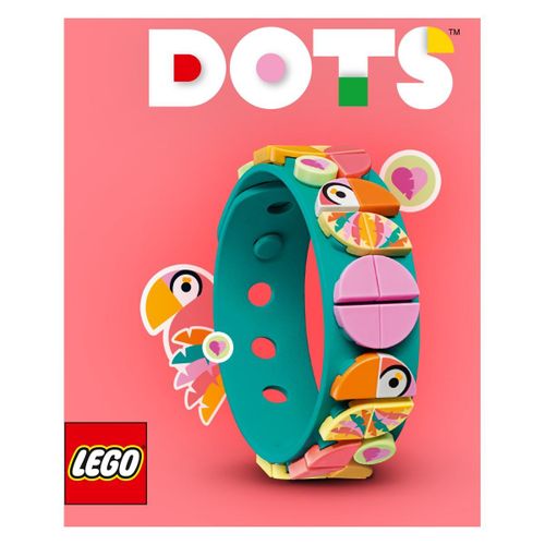 LEGO DOTS 41912 Narukvica Zaljubljene ptice slika 6